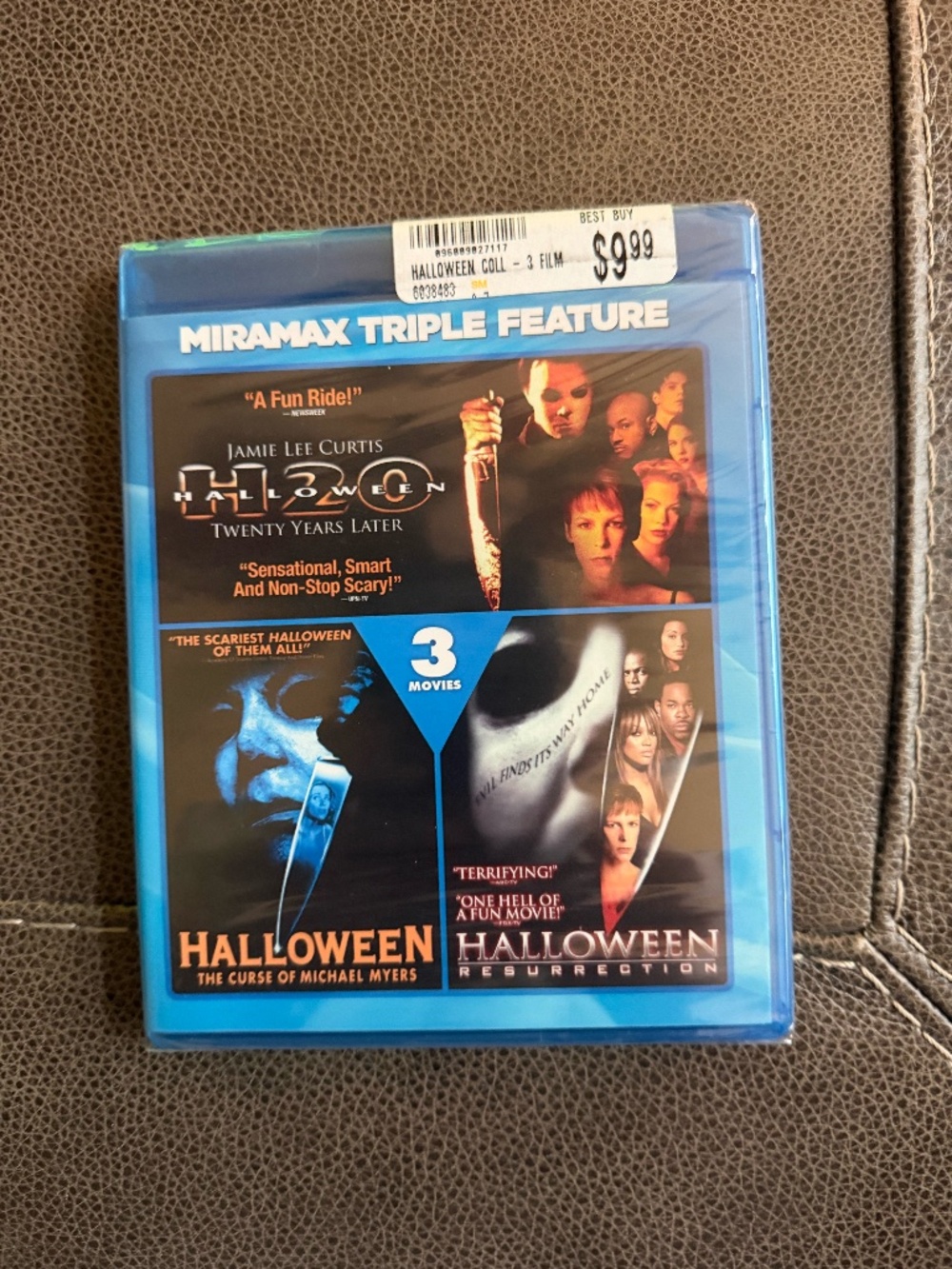 Halloween Triple Feature Blu-ray – H20, Curse of Michael Myers & Resurrection –